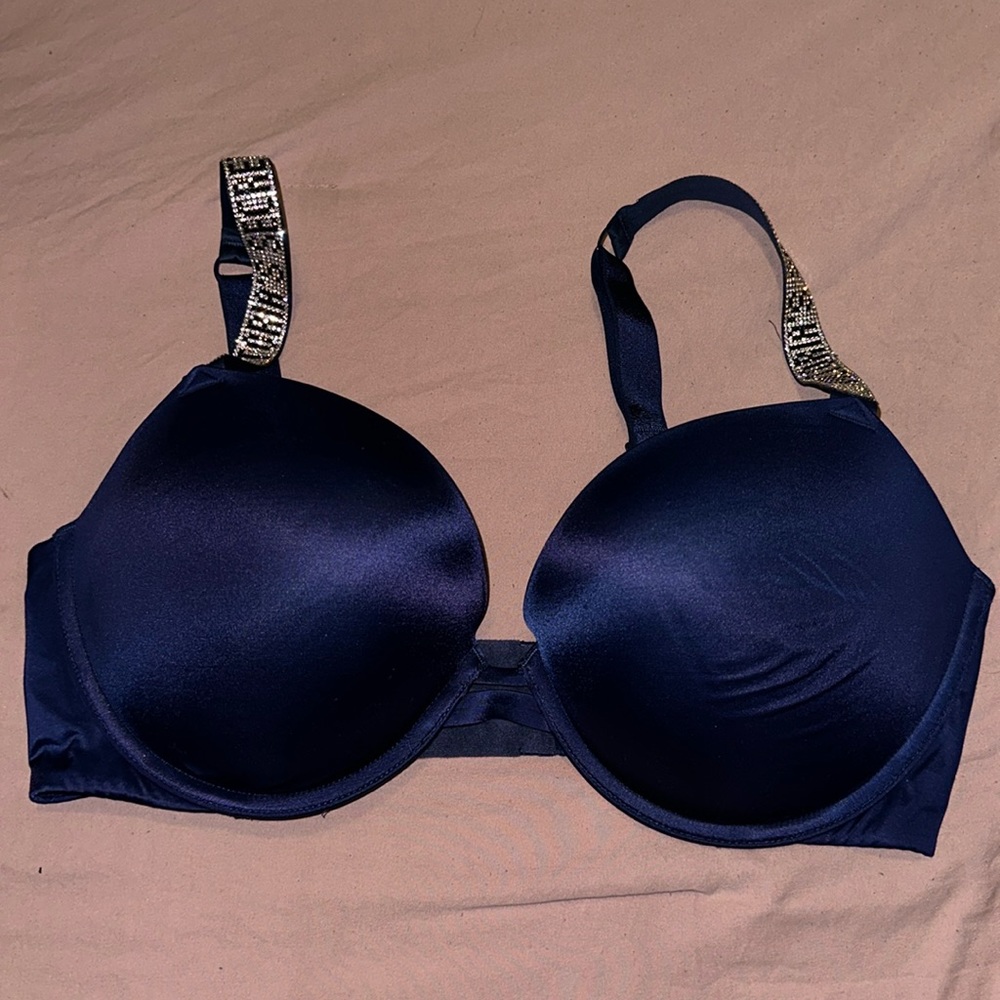 Royal blue padded Victoria Secret Bra